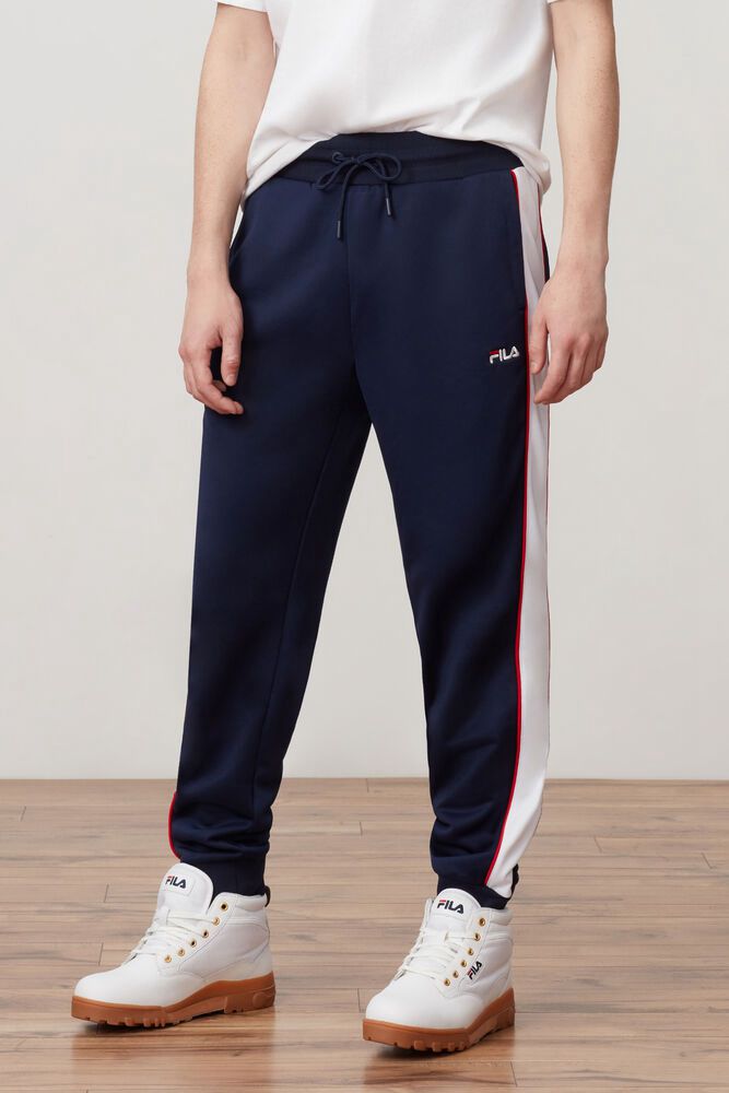 Fila Pants Yuri Mens Navy - India EIA-570913